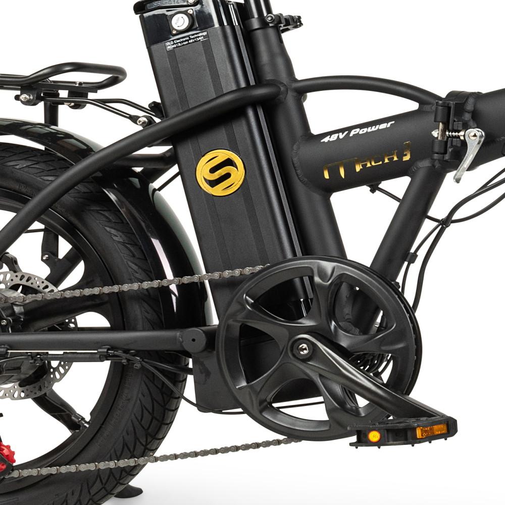 אופניים חשמליים STARK MACH 3 PLUS - עם צג LCD מתקדם וסוללה 48 וולט 18.2 אמפר שעה וטווח נסיעה של 82 ק"מ – תמונה 3