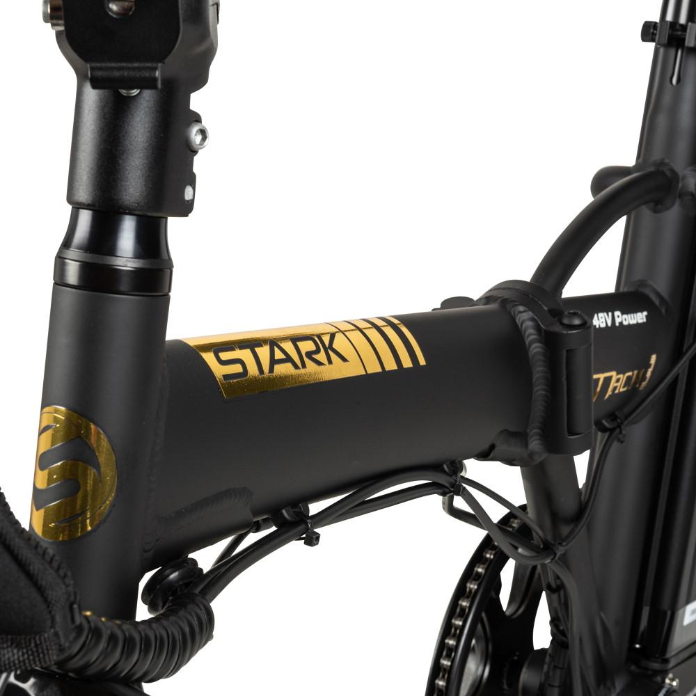 אופניים חשמליים STARK MACH 3 PLUS - עם צג LCD מתקדם וסוללה 48 וולט 18.2 אמפר שעה וטווח נסיעה של 82 ק"מ – תמונה 5